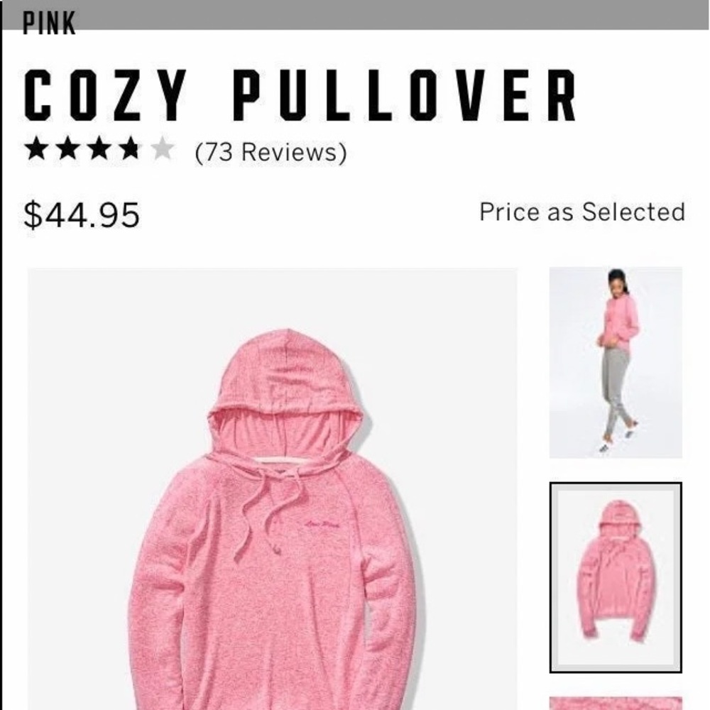 VS PINK COZY PULLOVER/HOODIE BUNDLE NEW